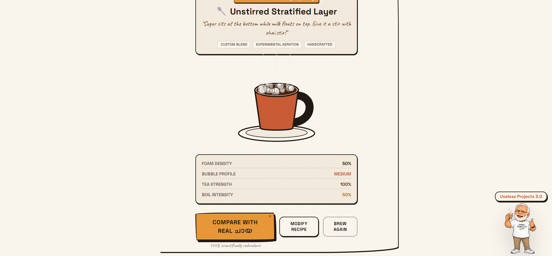 ChaiScript Result - Compiled Chai Cup
